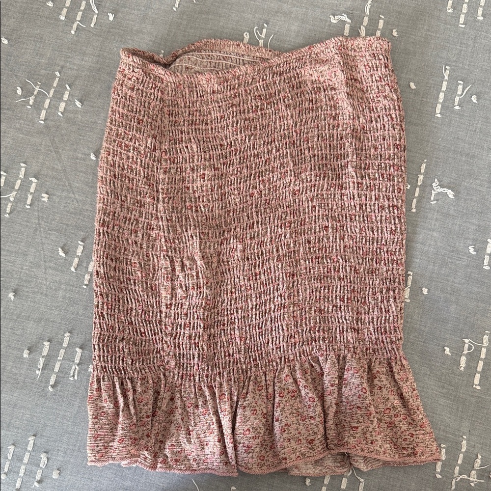 Floral Pink Women's Skirt